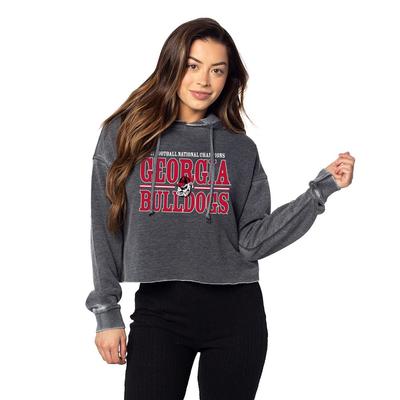 Georgia Bulldogs 2021 National Champions Chicka-D Stack Hoodie