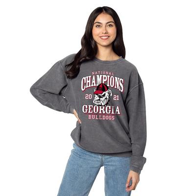 Georgia Bulldogs 2021 National Champions Chicka-D Corded Campus Crew