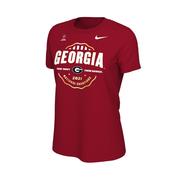  Georgia Nike 2021 National Champion Women's Celebration Short Sleeve Tee