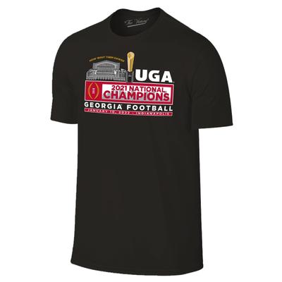 Georgia 2021 National Champion Stadium Short Sleeve Tee