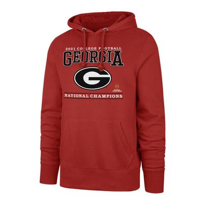 Georgia 2021 National Champion Straight Hoodie