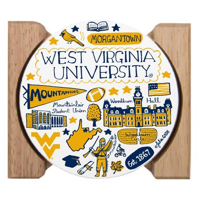 West Virginia Julia Gash Drink Coasters (4 Pack)