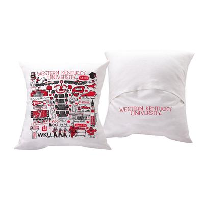 Western Kentucky Julia Gash Chenille Throw Pillow