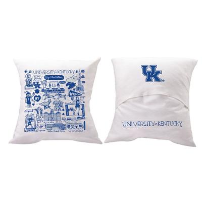 Kentucky Julia Gash Chenille Throw Pillow