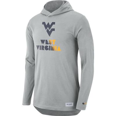 West Virginia Nike Men's Dri-Fit Tee Shirt Hoodie