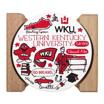Western Kentucky Julia Gash Drink Coasters (4 Pack)
