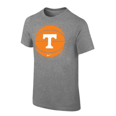 Tennessee Nike YOUTH Basketball Team Issued Short Sleeve Tee