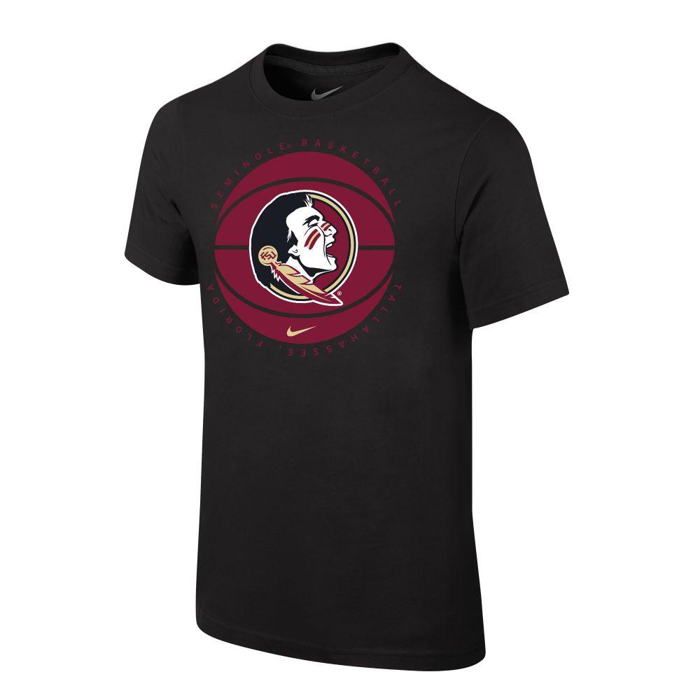  Florida State Nike Youth Basketball Team Issued Short Sleeve Tee