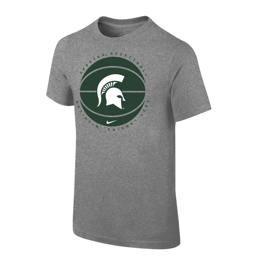  Michigan State Nike Youth Basketball Team Issued Short Sleeve Tee