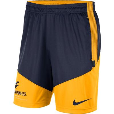 West Virginia Nike Men's Dri-Fit Knit Shorts