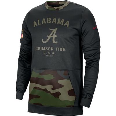 Alabama Nike Therma Military Crew