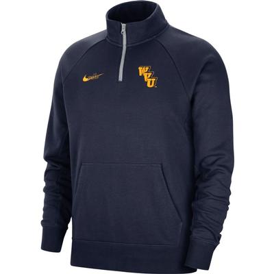 West Virginia Nike Vault Fleece Quarter Zip Pullover