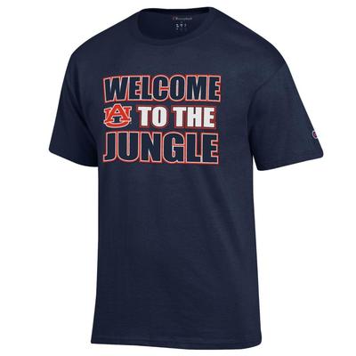 Auburn Champion Welcome to the Jungle Tee