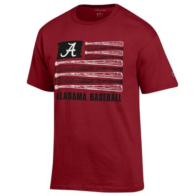 Alabama Champion Men's Baseball Flag Tee
