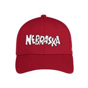  Nebraska Adidas Stretch Fit Hat