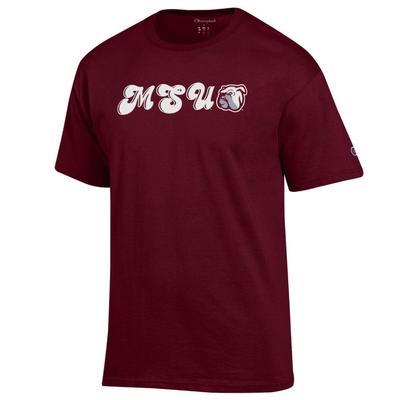 Mississippi State Champion Women's Bubble Font Tee