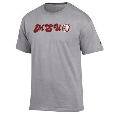 Mississippi State Champion Women's Bubble Font Tee