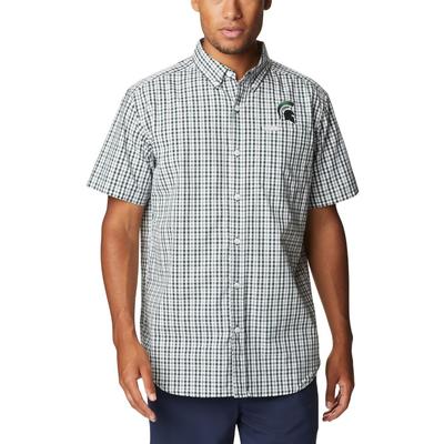 Michigan State Columbia Rapid Rivers Short Sleeve Buttonup Shirt