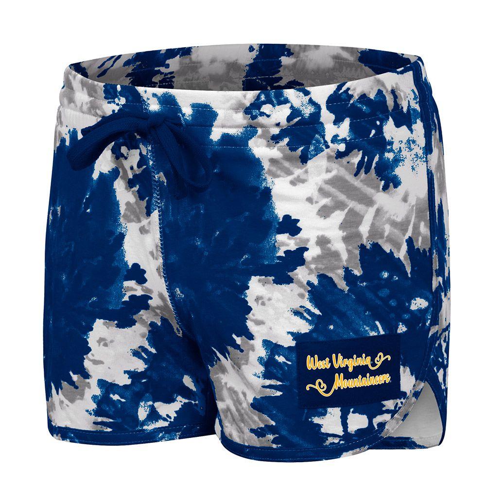  West Virginia Colosseum Youth Tie Dye Short