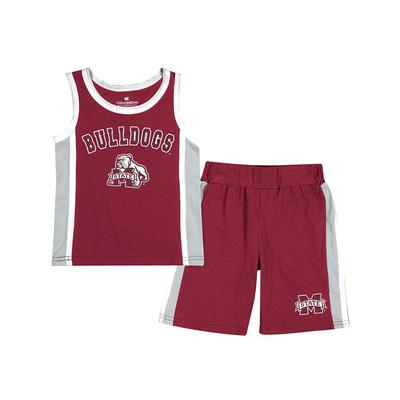 Mississippi State Colosseum Toddler Do Right Jersey Tank and Short Set