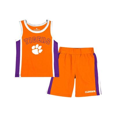 Clemson Colosseum Toddler Do Right Jersey Tank and Short Set