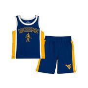  West Virginia Colosseum Toddler Do Right Jersey Tank And Short Set