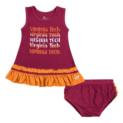 Virginia Tech Colosseum Infant Toons Dress and Bloomer Set