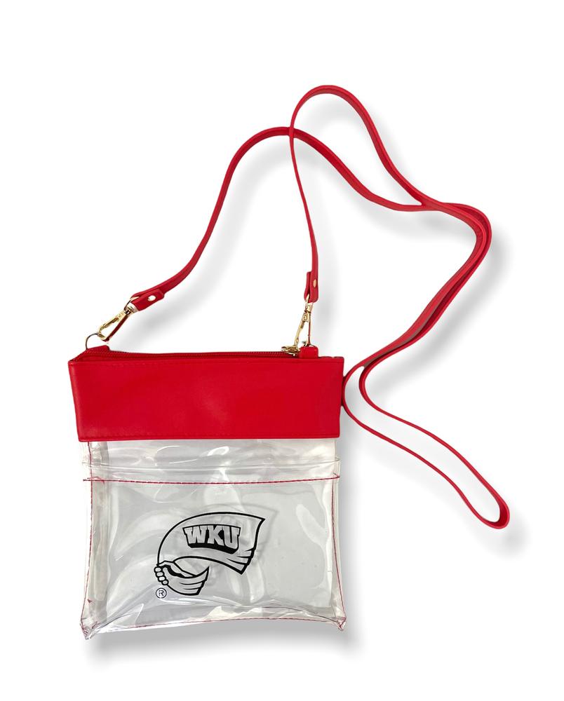 Personalized Clear Stadium Crossbody Bag