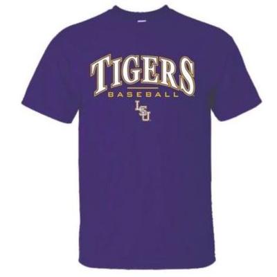 LSU Tigers Baseball Arch Short Sleeve Tee