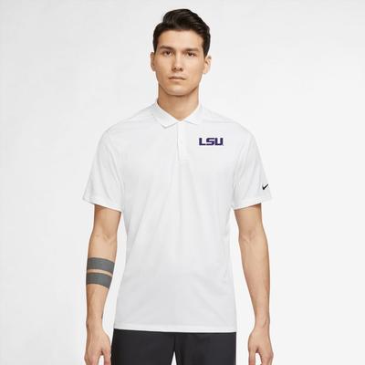 LSU Nike Golf Men's Victory Solid Polo