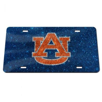 Auburn Glitter UA License Plate