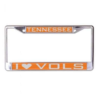 Tennessee I Love Vols License Frame