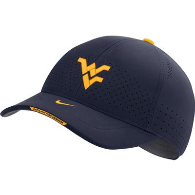 West Virginia Nike Aero L91 Dri-Fit Adjustable Hat
