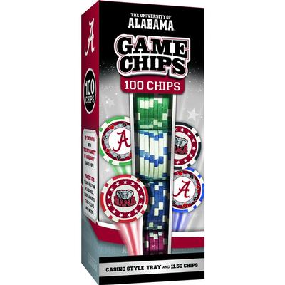 Alabama 100 Piece Poker Chips Set