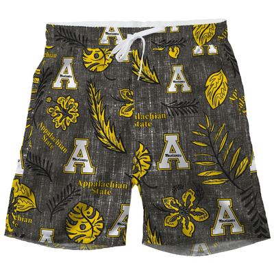 Appalachian State Wes and Willy Men's Vintage Floral Trunk