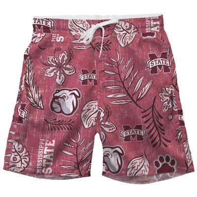 Mississippi State Wes and Willy Men's Vintage Floral Trunk