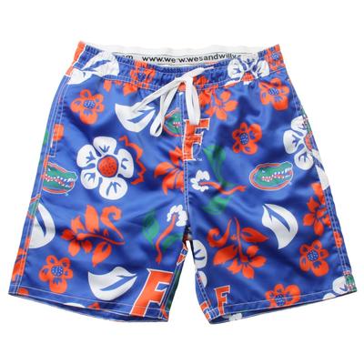 Florida Wes and Willy Men's Floral Trunk
