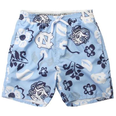 UNC Wes and Willy Men's Floral Trunk