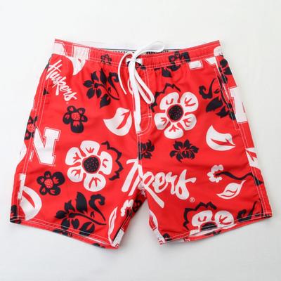 Nebraska Wes and Willy Men's Floral Trunk