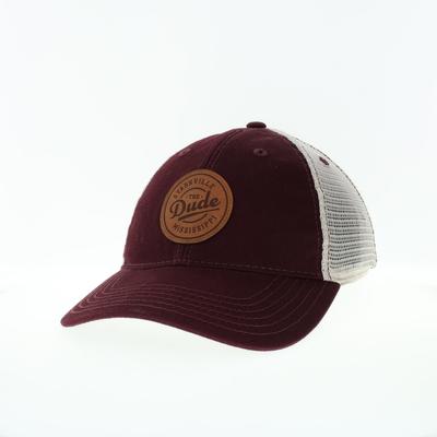 Mississippi State Legacy The Dude Leather Patch Adjustable Hat