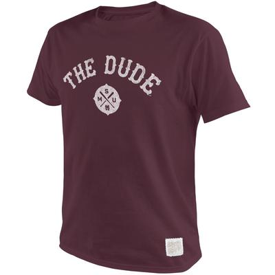 Mississippi State Retro Brand Men's The Dude Arch Vintage Tee