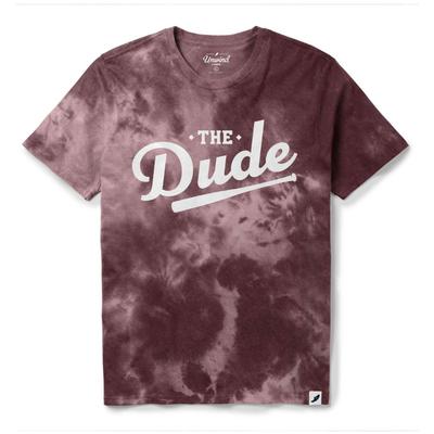 Mississippi State League The Dude Script Tie Dye Tee