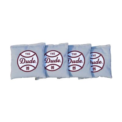 Mississippi State Victory Tailgate The Dude Set of 4 Gray Cornhole Bags