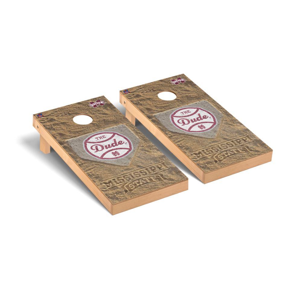  Mississippi State Victory Tailgate The Dude Cornhole Board Set