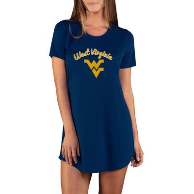 West Virginia College Concepts Women's Marathon Nightshirt