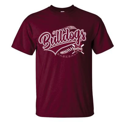 Mississippi State Baseball Laces Short Sleeve Tee