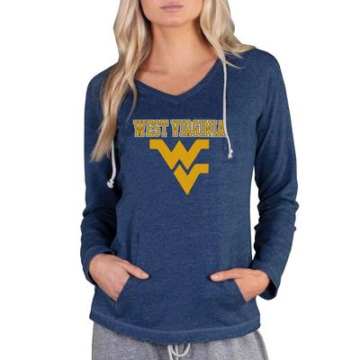 West Virginia College Concepts Women's Mainstream Hooded Tee