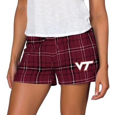 Virginia Tech College Concepts Women's Ultimate Flannel Shorts