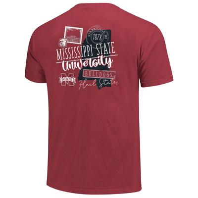 Mississippi State Campus Elements Short Sleeve Comfort Colors Tee