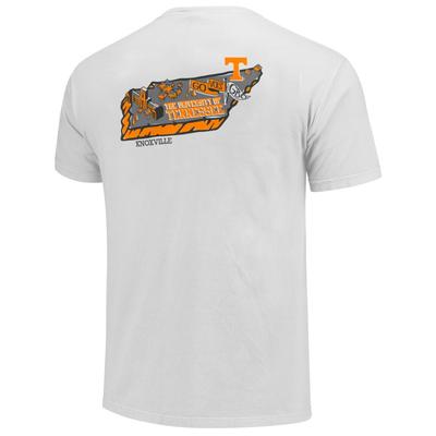 Tennessee Block State Short Sleeve Comfort Colors Tee